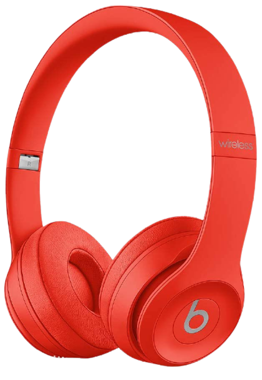 صورة Beats Solo3 Wireless Headphone- Red
