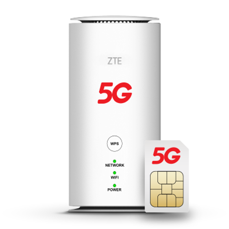 Picture of 5G Internet with ZTE Router