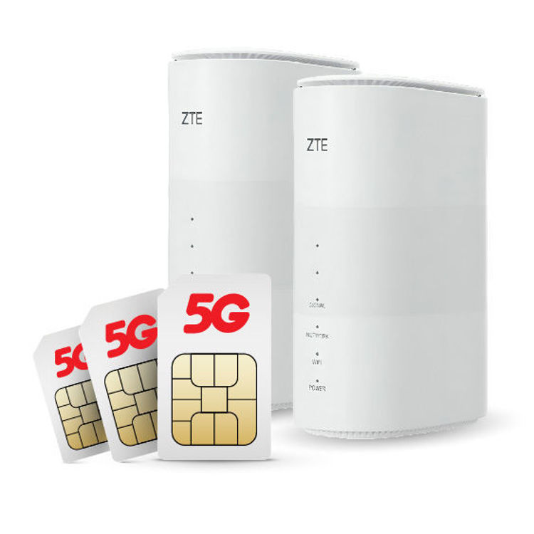 Picture of 2 SIMs Unlimited 5G Internet with 2 Routers of your choice