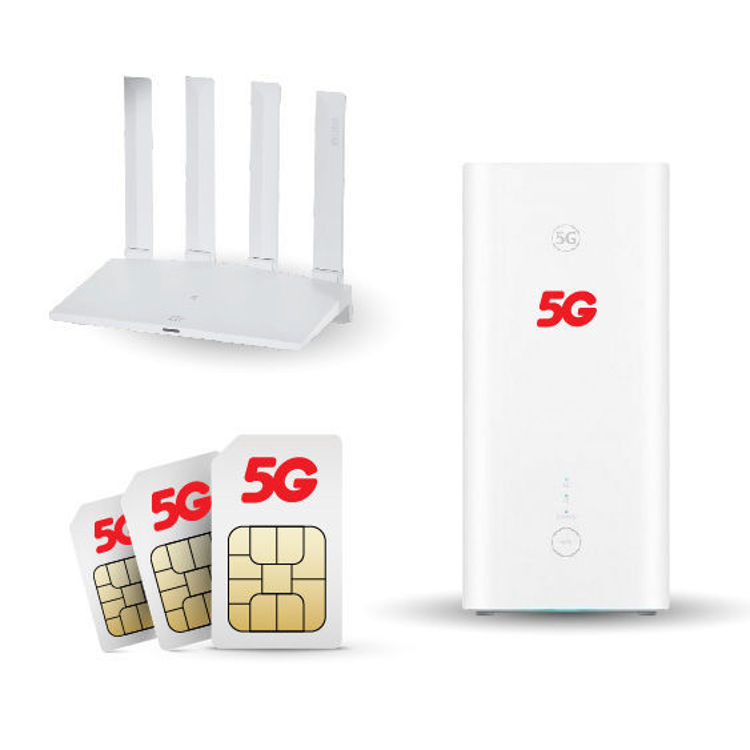 Picture of 2 SIMs Unlimited 5G Internet with 2 Routers of your choice