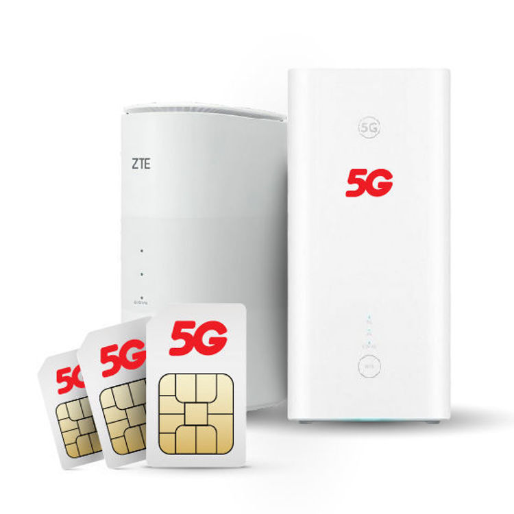 Picture of 2 SIMs Unlimited 5G Internet with 2 Routers of your choice